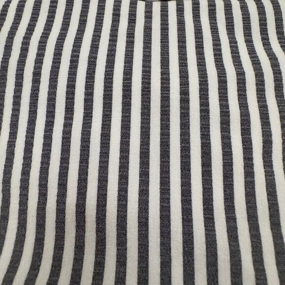 Aerie Bikini Swimsuit Set Triangle Top Striped Ruffle Bottom Black White Padding - Picture 7 of 16